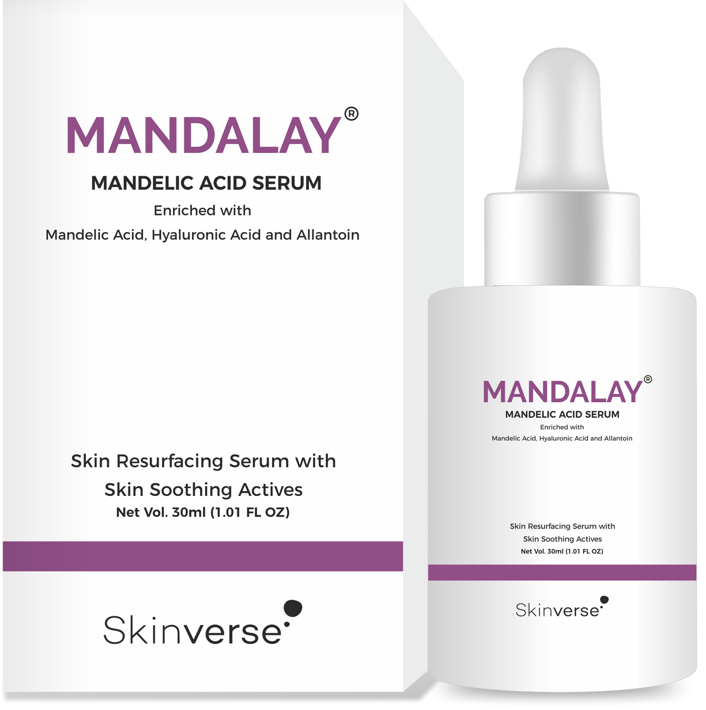 Mandalay Skin Resurfacing Serum | Smooth & Renew Your Skin with AHA BHA