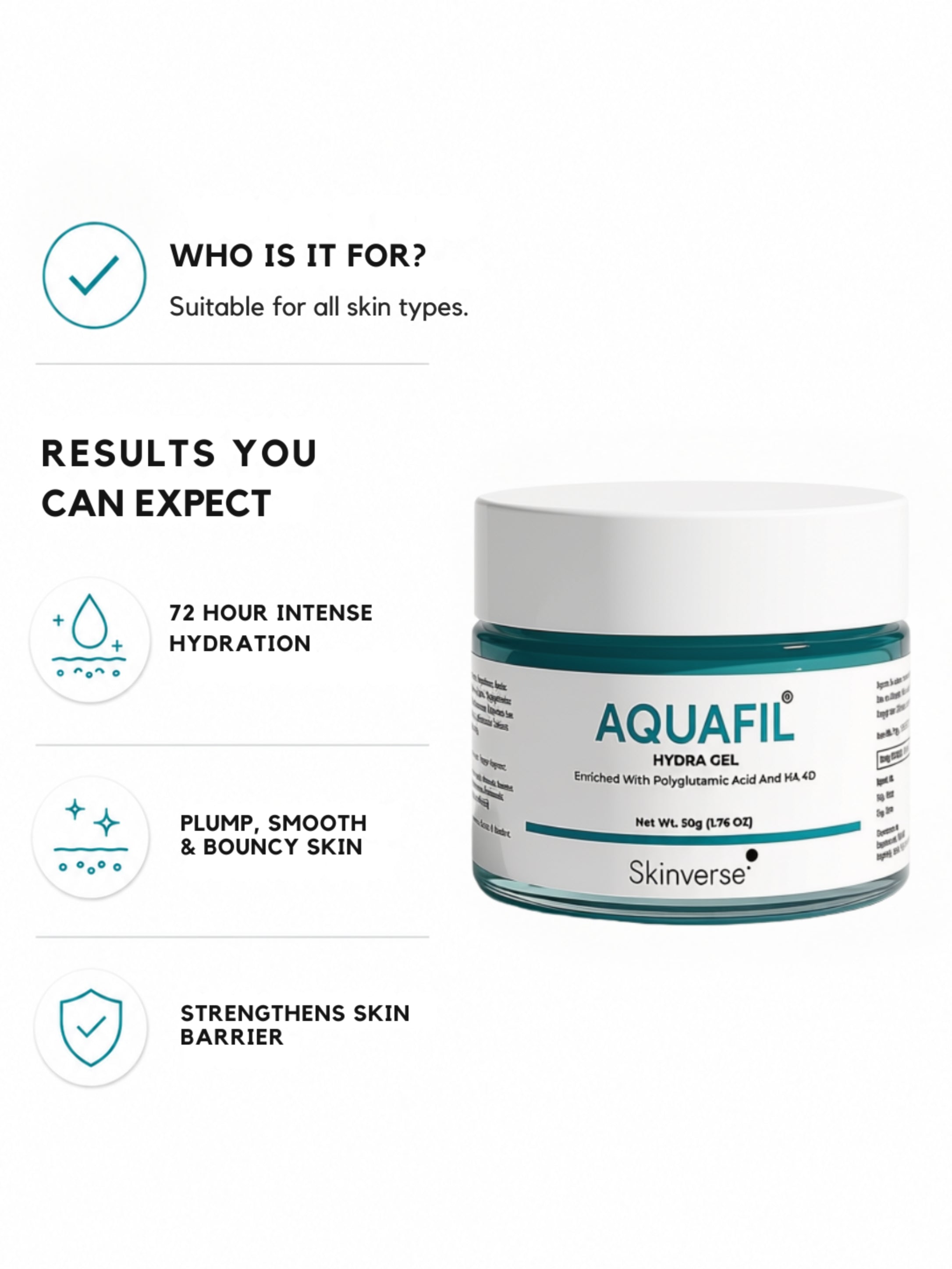 Aquafil Hydra gel Moisturiser