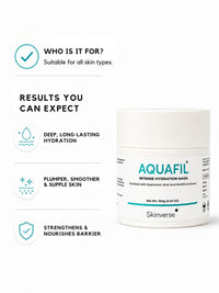 Aquafil Intense Hydration Mask | Hyaluronic Acid Skincare
