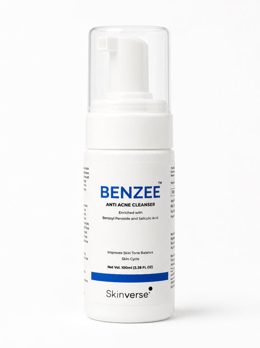 Benzee Anti-Acne Cleanser | Deep Cleansing for Clear, Blemish-Free Skin