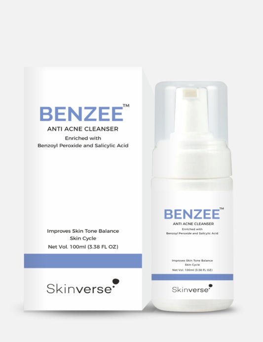 Benzee Anti-Acne Cleanser | Deep Cleansing for Clear, Blemish-Free Skin