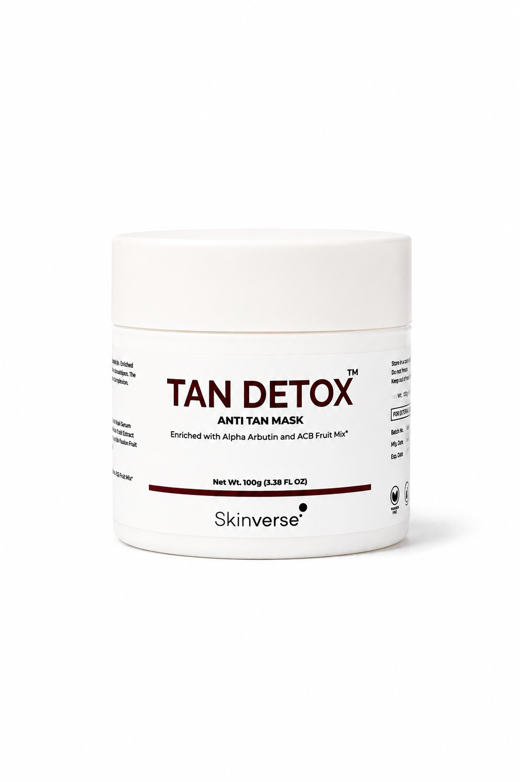 Tan Detox Mask | Instant Tan Removal & Skin Brightening