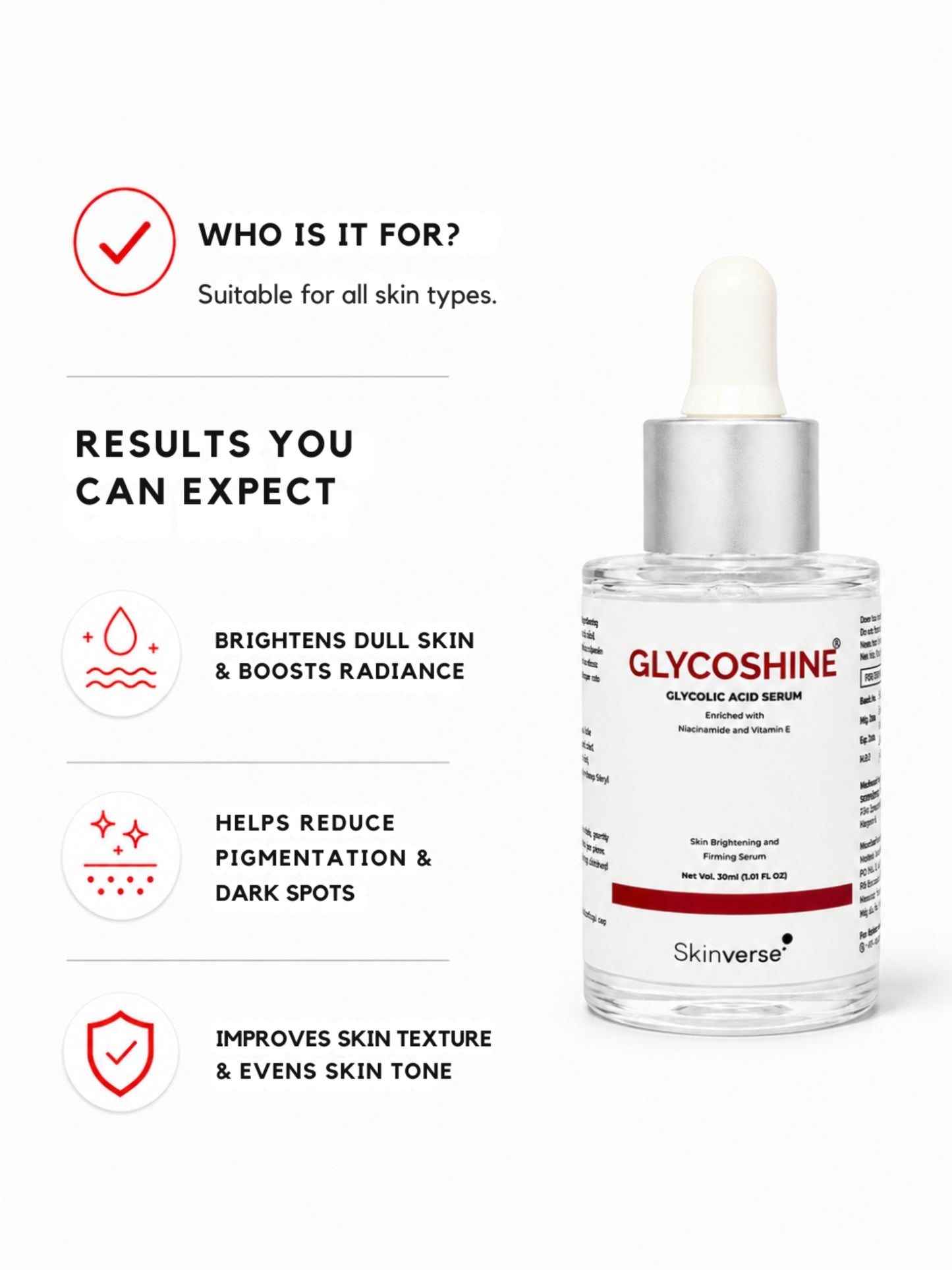 Glycoshine Serum | Brighten & Renew Skin with Glycolic Acid