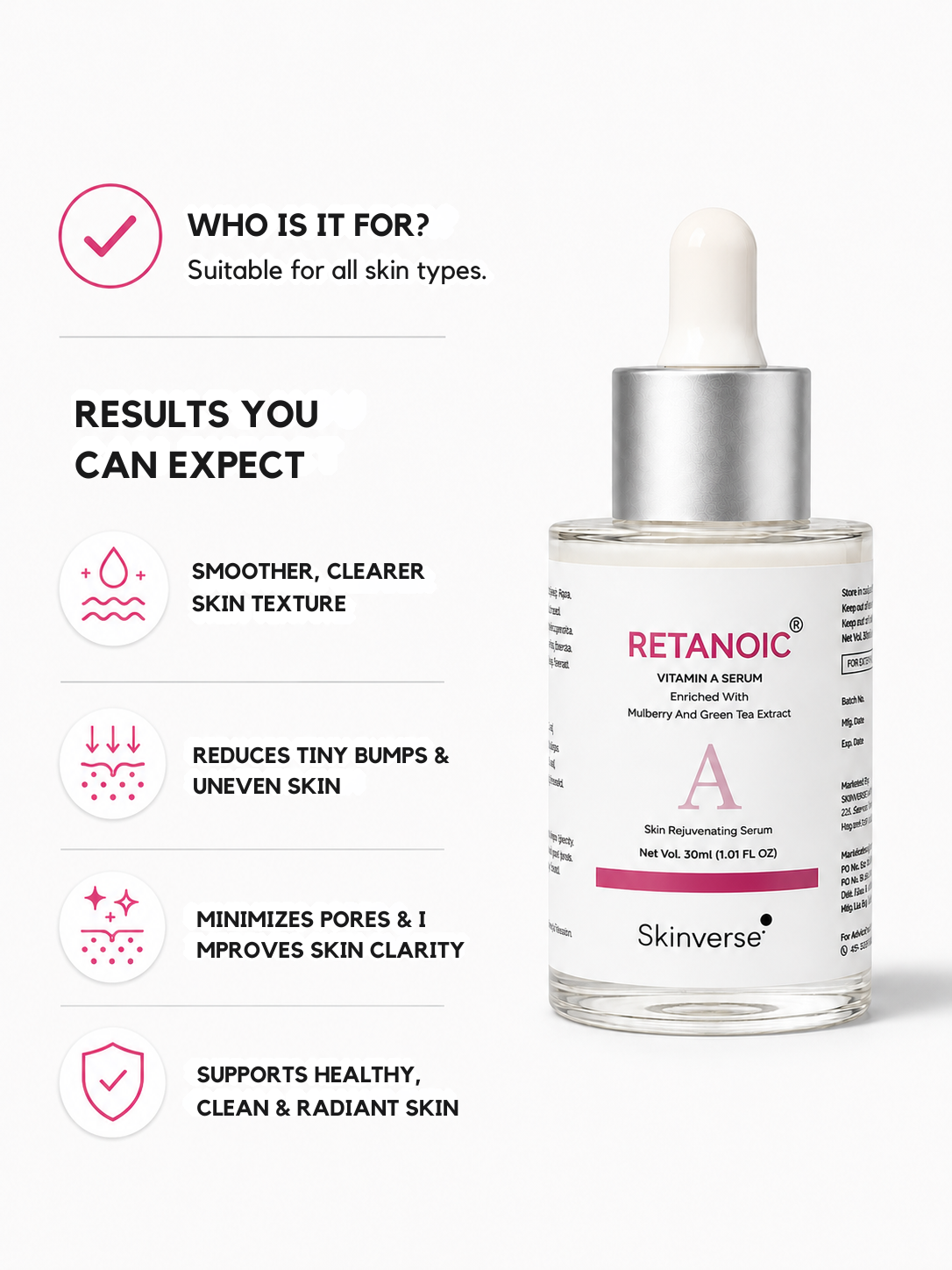 Retanoic Serum | Wrinkle Reduction & Skin Rejuvenation Treatment