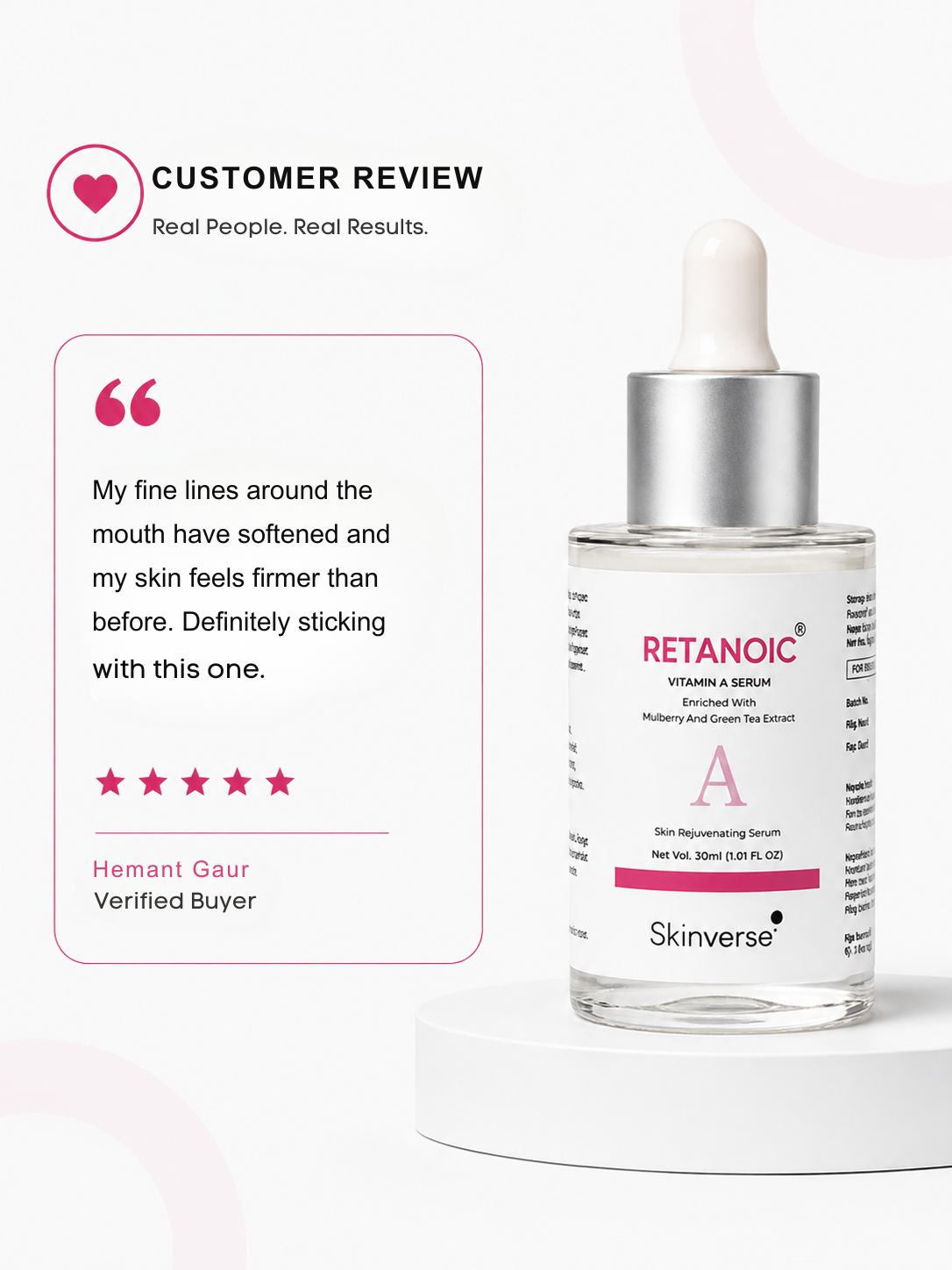 Retanoic Serum | Wrinkle Reduction & Skin Rejuvenation Treatment