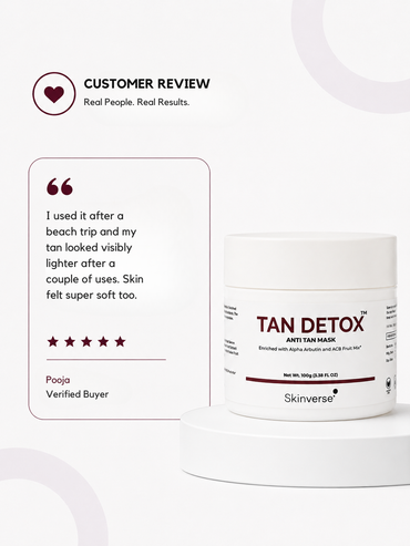 Tan Detox Mask | Instant Tan Removal & Skin Brightening