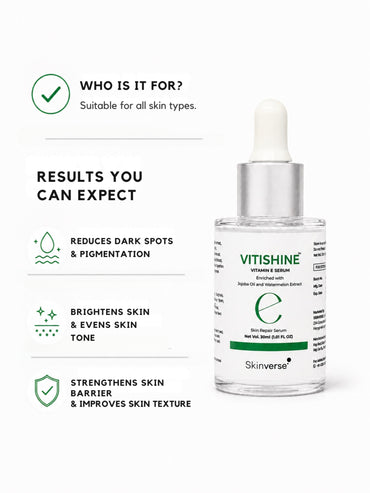 Vitishine Skin Repair Serum | For Glowing & Rejuvenated Skin