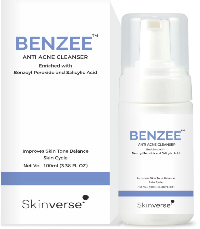 Benzee Anti-Acne Cleanser | Deep Cleansing for Clear, Blemish-Free Skin